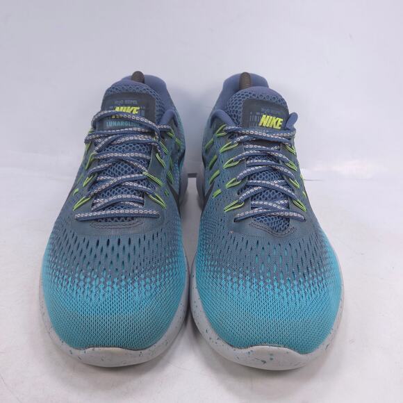 Nike Lunarglide 8 Athletic Lace Up Running Shoe Womens Size 9 849569-400 Blue - Picture 2 of 10